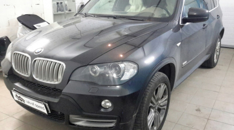 Отключение и удаление сажевого фильтра на BMW X5 E70 3.0d 286hp 2009 года выпуска