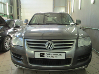 Чип-тюнинг на Volkswagen Touareg 3.0 TDI AT 239hp 2009 года (Фото 1)